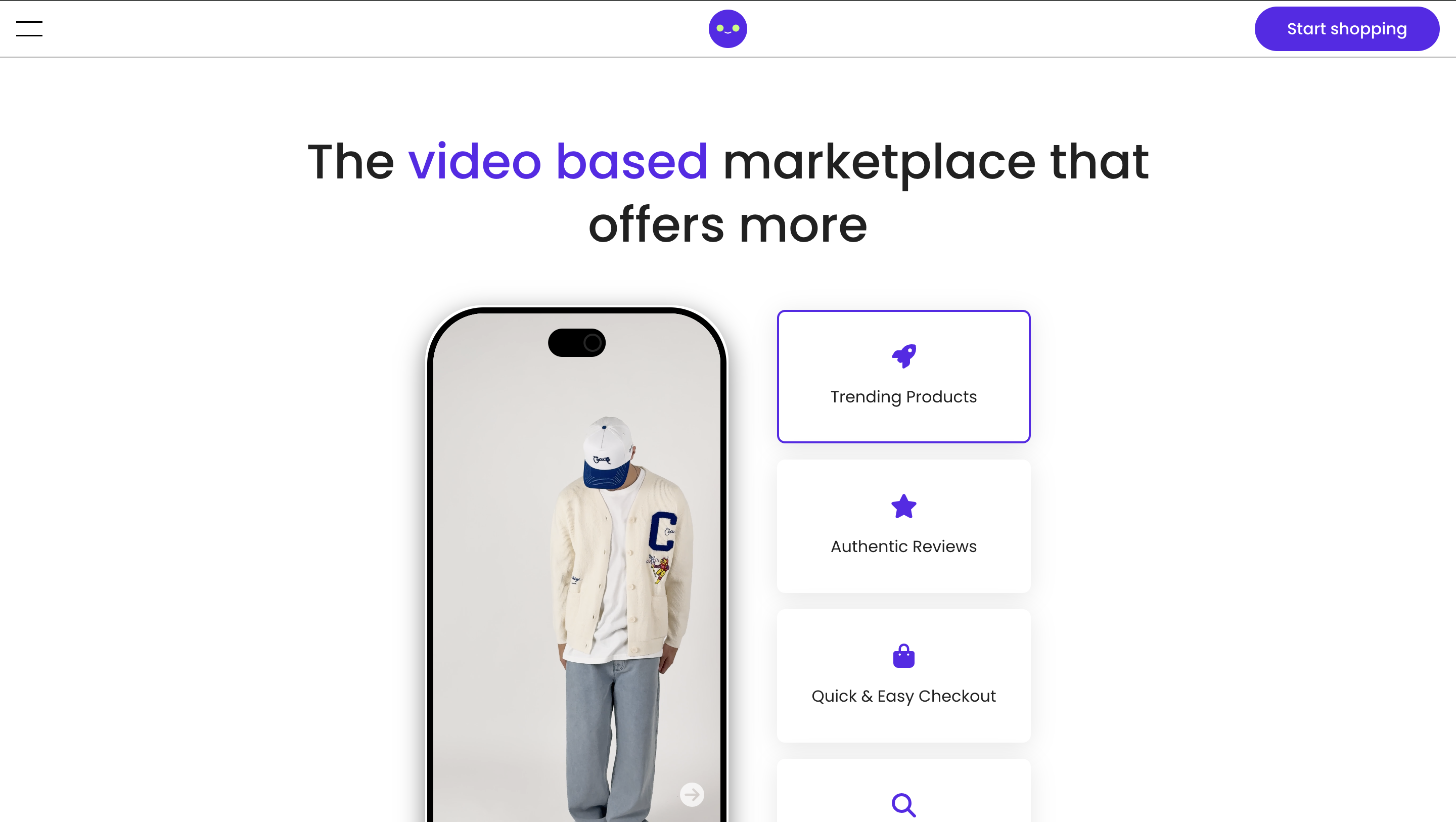 CartReel website for desktop