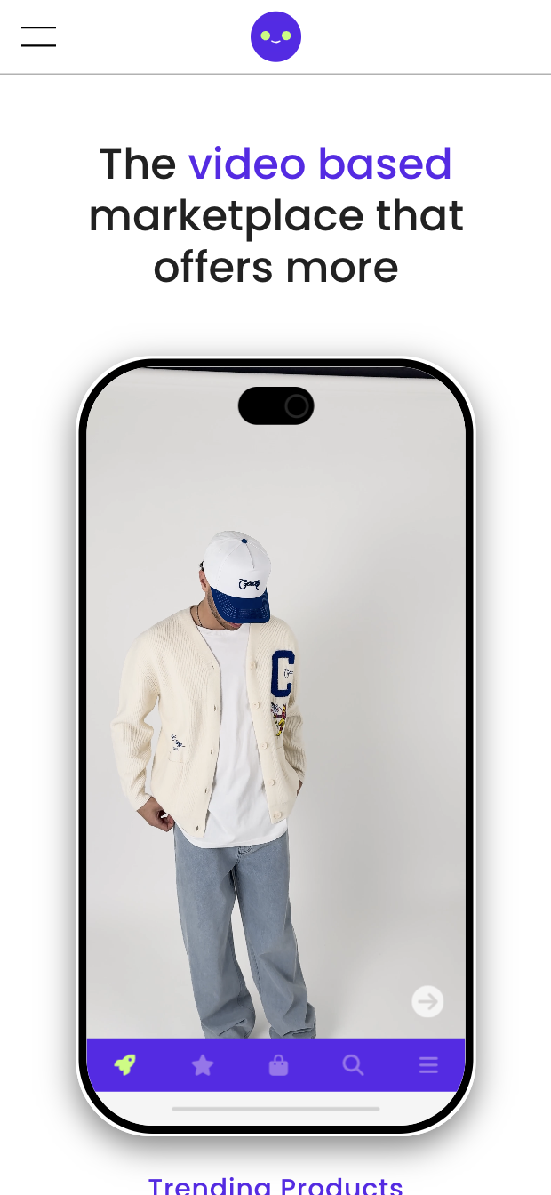 CartReel website for mobile