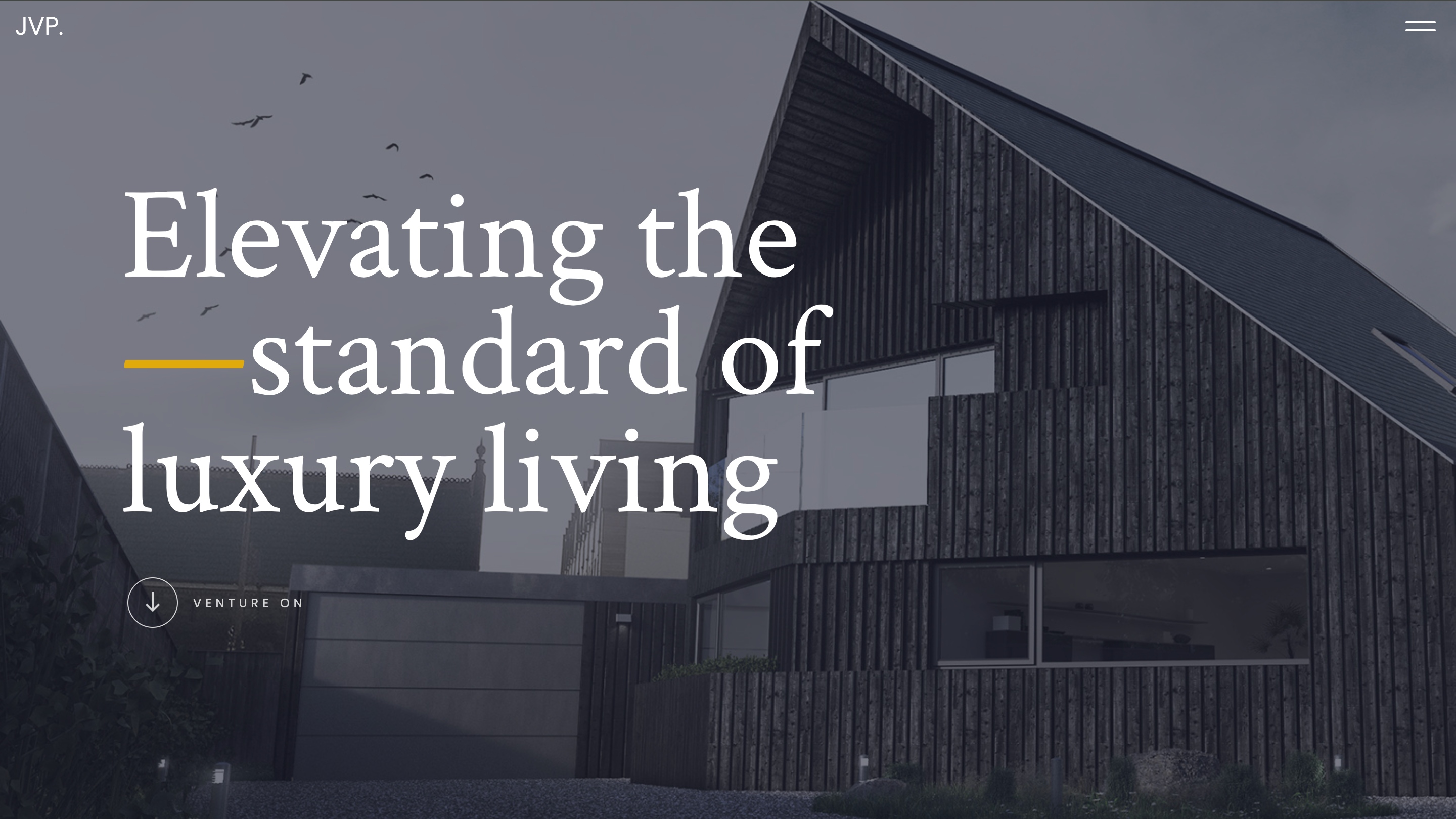 Joint Venture Capital website for desktop