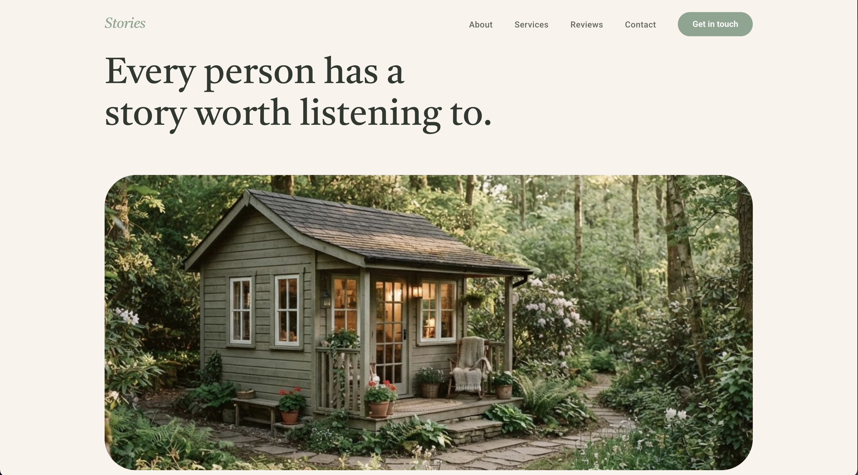 Stories template preview